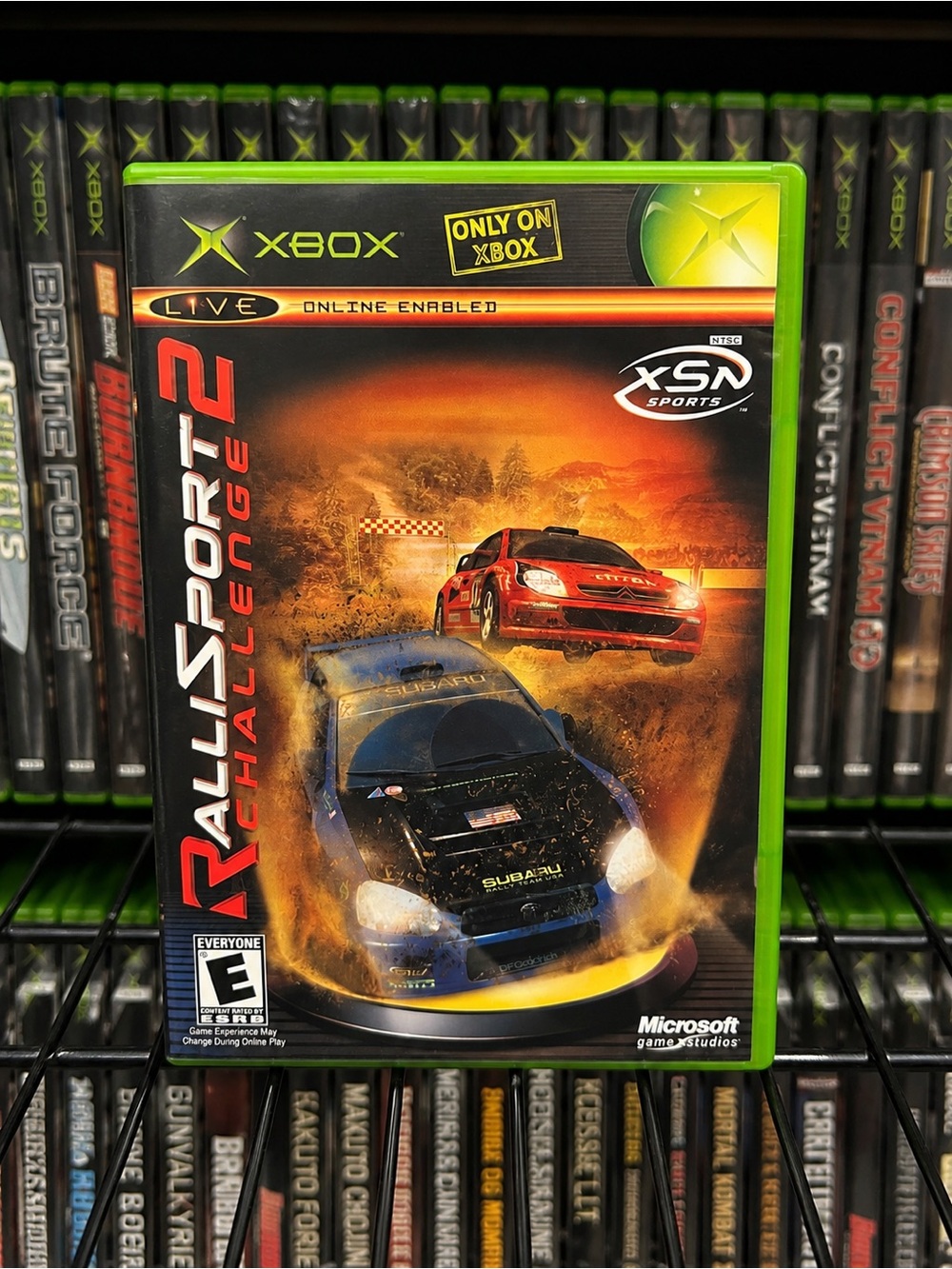 RalliSport Challenge 2 Xbox Original Complete CIB Racing Game